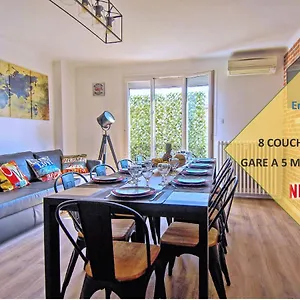 Climatisé Gare Stcharles 4 Grand Balcon / Experience-immo Apartamento
